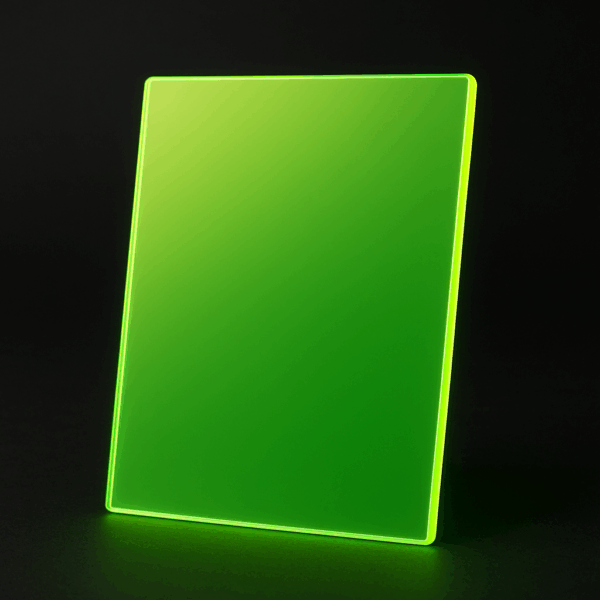 Acrilico Fluor Verde 1800 x 1200 x 3mm
